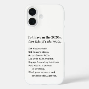 Coque Pour iPhone 16 Soyez intentionnel, prospérez en 2026