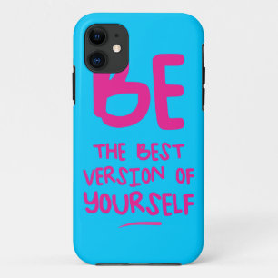 Case-Mate iPhone Case SOYEZ LA MEILLEURE VERSION DE VOUS-MÊME, bleu