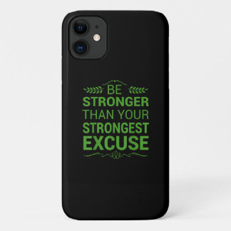 Case-Mate iPhone Case Soyez Plus Forte Que La Plus Forte Excuse Funny Gy