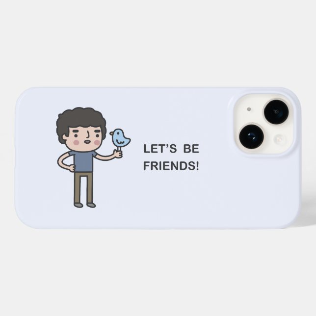Coques Case-Mate iPhone Soyons amis ! (Verso (horizontal))