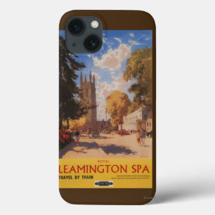 iPhone 13 Case Spa royal, affiche britannique de chemins de fer