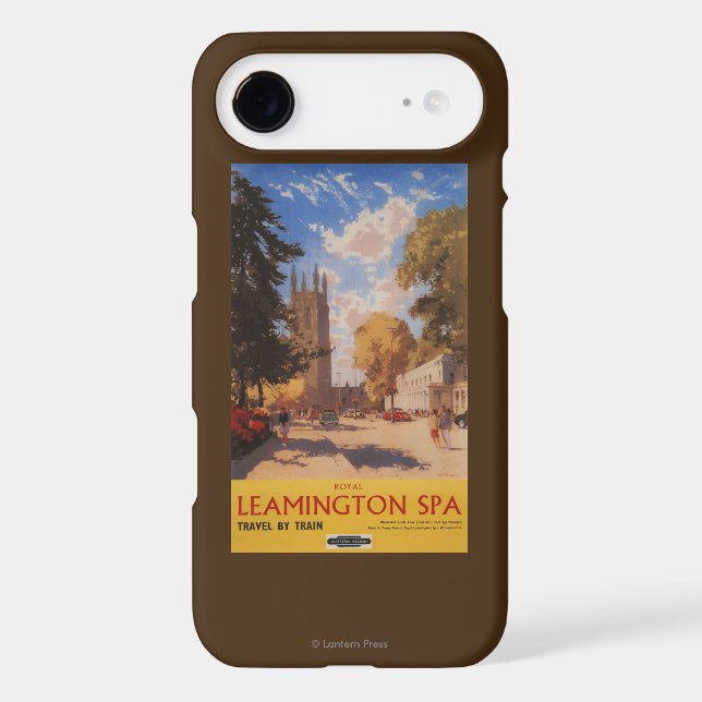 Coques Case-Mate iPhone Spa royal, affiche britannique de chemins de fer (Verso)