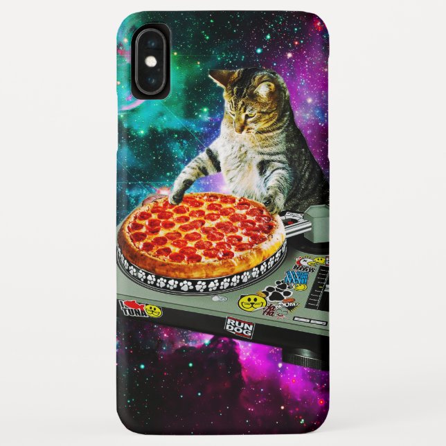 Coques Case-Mate iPhone Space dj chat pizza (Dos)