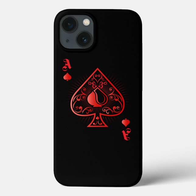 Coques Case-Mate iPhone Spades Poker Ace Casino (Verso)