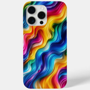 Coque iPhone 15 Pro Max Spectre arc-en-ciel, caméra arc-en-ciel, multicolo