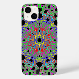 Coque Pour iPhone 14 Spectres Élégants Glyphe