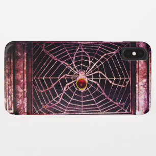 Case-Mate iPhone Case SPIDER ET WEB Rouge Ruby Noir