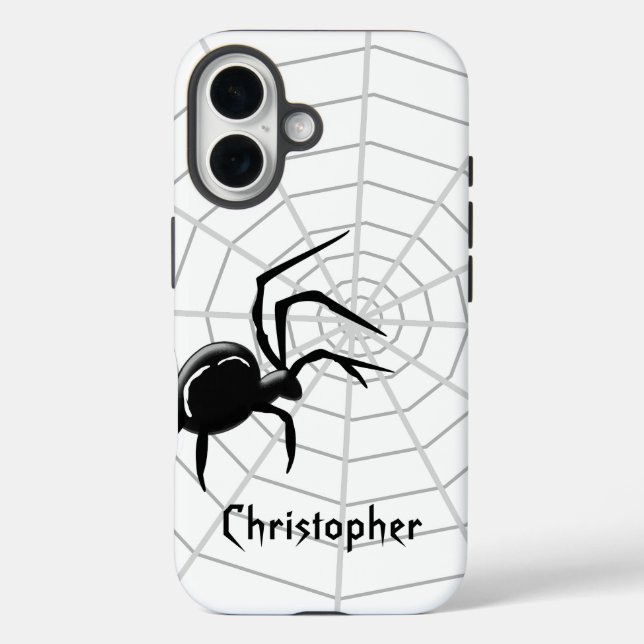 Coques Case-Mate iPhone Spiders Web Ajouter un nom (Verso)