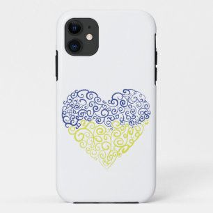 Case-Mate iPhone Case Spiral tourbillons mehandi coeur drapeau ukrainien