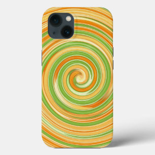 Case-Mate iPhone Case Spirale de couleurs d'agrumes amusantes