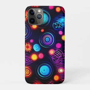 Case-Mate iPhone Case Spirale de néon et art de point