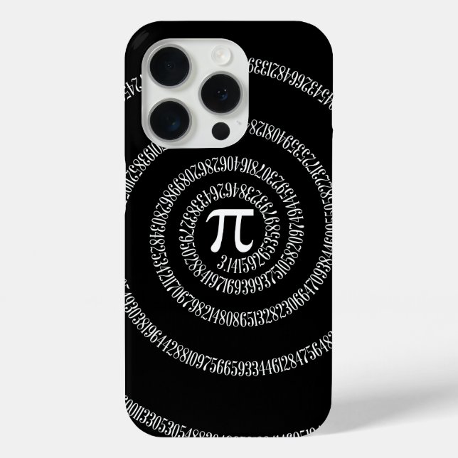 Coques Case-Mate iPhone Spirale pour i sur noir solide (Verso)