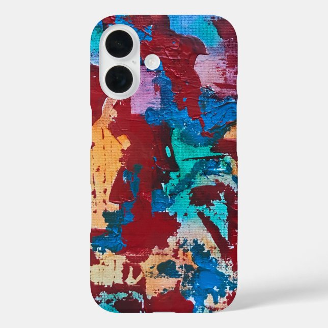 Coques Case-Mate iPhone Splashy-Hand Painted Abstract Art (Verso)