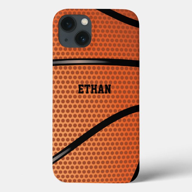 Coques Case-Mate iPhone Sport de basket-ball personnalisé Thème (Verso)