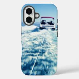 Coque Pour iPhone 16 Sports nautiques Bateau de vitesse Action Photo ve