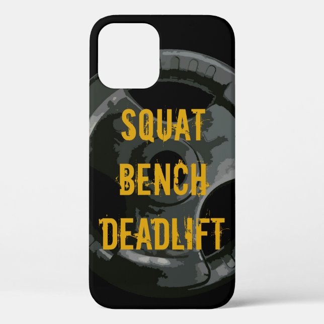 Coques Case-Mate iPhone Squat Bench Deadlift Barbell Fitness Gym Homme (Verso)