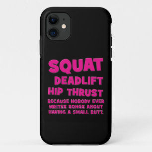 Case-Mate iPhone Case Squat, Deadlift, Hip Thrust, Gains de bottes - Fem
