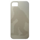 Squatte derrière le verre dépoli