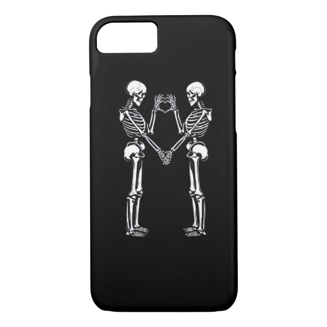 Coques Case-Mate iPhone Squelette Coeur Mains signe Halloween Costume Clas (Dos)