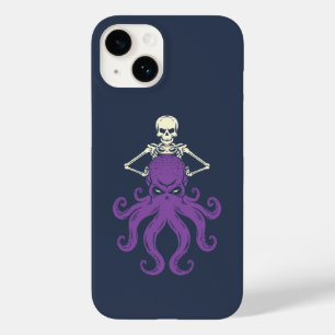 Coque Pour iPhone 14 Squelette d'Octopus