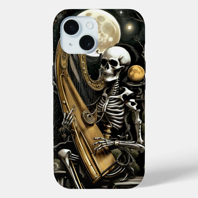 Coques Case-Mate iPhone Squelette et harpe II (Verso)