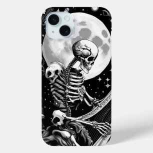 Coque iPhone 15 Mini Squelette et Harpe III