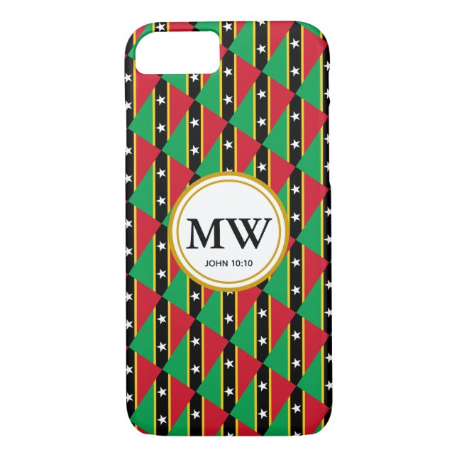 Coques Case-Mate iPhone ST KITTS NEVIS Abondant Monogramme de vie Samsung (Dos)