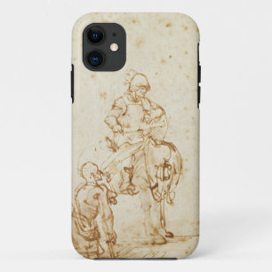 Coque iPhone 11 St Martin et le mendiant (stylo et encre sur le