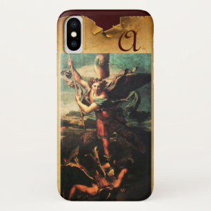 Coque Case-Mate Pour iPhone St MICHAEL ARCHANGEL VANGUISHING SATAN Monogramme