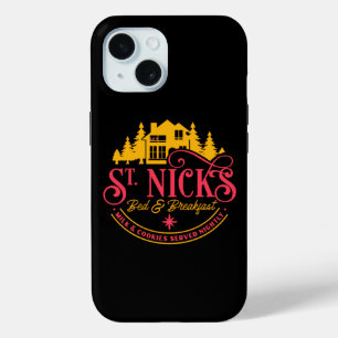 Coque Pour iPhone 15 ST-NICKS CHAMBRES D'HÔTE et petit-déjeuner drôle N