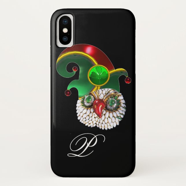 COQUES Case-Mate iPhone ST PATRICK JEWEL OWL ET ELF CASQUETTE AVEC SHAMROC (Dos)
