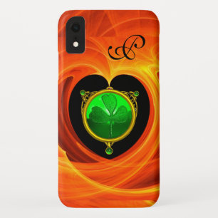 COQUES POUR iPhone ST PATRICK'S DAY CELTIC HEART, MONOGRAM SHAMROCK