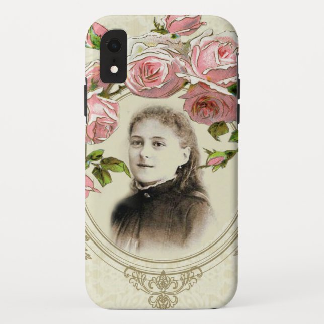 Coques Case-Mate iPhone St religieux Therese le petit catholique de fleur (Dos)