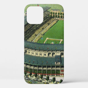 Coques Pour iPhone Stade de baseball vintage, Vue aérienne