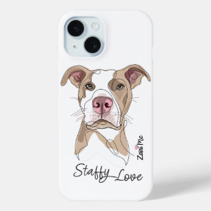Coque Pour iPhone 15 Staffy Love - Zani Mo Protection