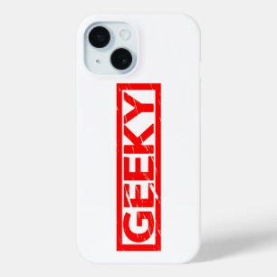 Coque Pour iPhone 15 Stamp Geeky