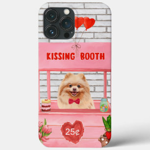 Case-Mate iPhone Case Stand de baisers de chien Pomeranian pour la Saint
