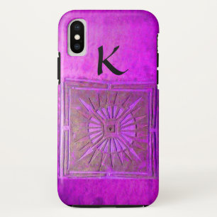 Etui iPhone Case-Mate STAR DU MATIN, Violet, Noir, Monogramme