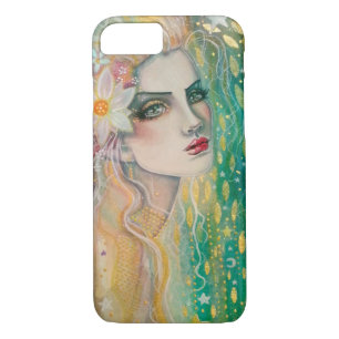 Coque iPhone 8/7 Starlet Belle femme Portrait Imaginaire ARt