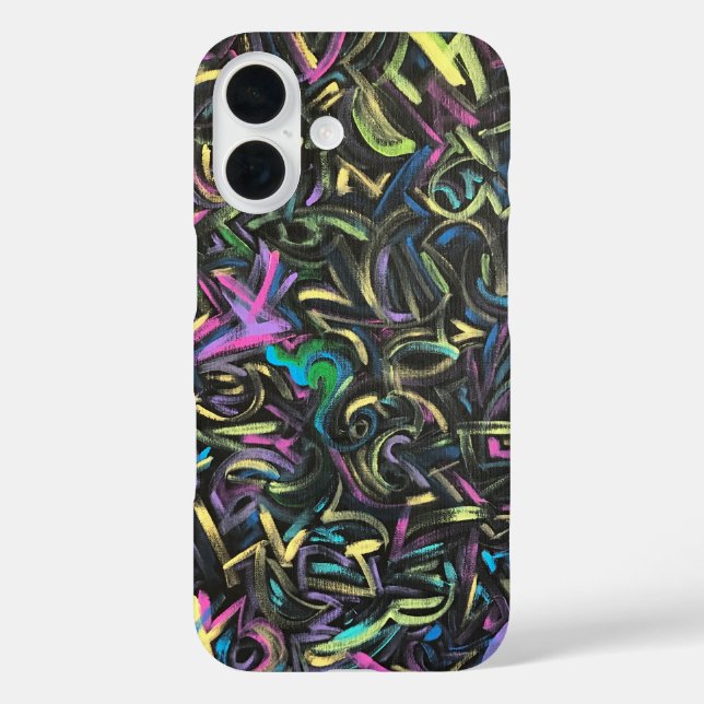 Coques Case-Mate iPhone Starry Night-Hand Painted Abstract Art (Verso)
