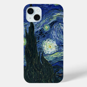 Coque iPhone 15 Mini Starry Night Vincent van Gogh Art Peinture