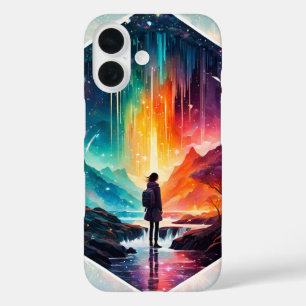 Coque Pour iPhone 16 Starry Night Wanderlust : Une aventure fantastique