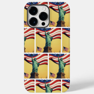 Coque Pour Pour iPhone 14 Pro Max Statue de la Liberté - USA
