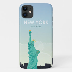 Case-Mate iPhone Case Statue De La Liberté Vintage voyage De New York