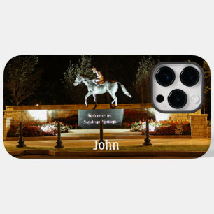 Coque Pour Pour iPhone 14 Pro Max Statue du Cheval Natrive Danseuse Saratoga Télépho
