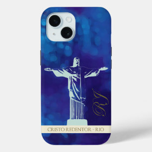 Coque Pour iPhone 15 Statue du Christ Rédempteur - RJ