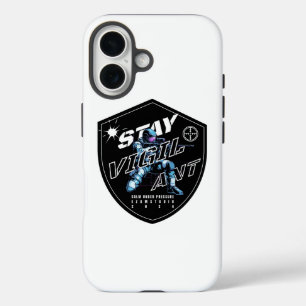 Coque Pour iPhone 16 "Stay Vigilant - Bold Motivational Design"