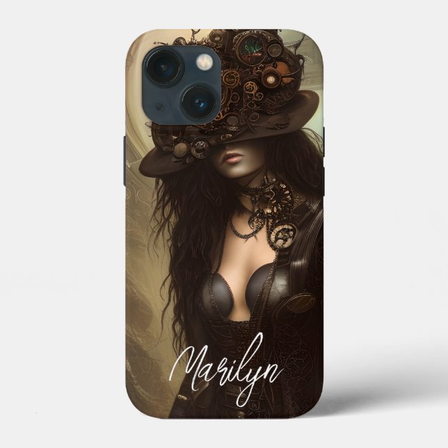 Coques Case-Mate iPhone Steampunk Cacher Les Yeux Oeuvres D'Art Originales (Verso)