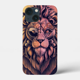 Case-Mate iPhone Case Steampunk Couleur Gradient Lion Rustique