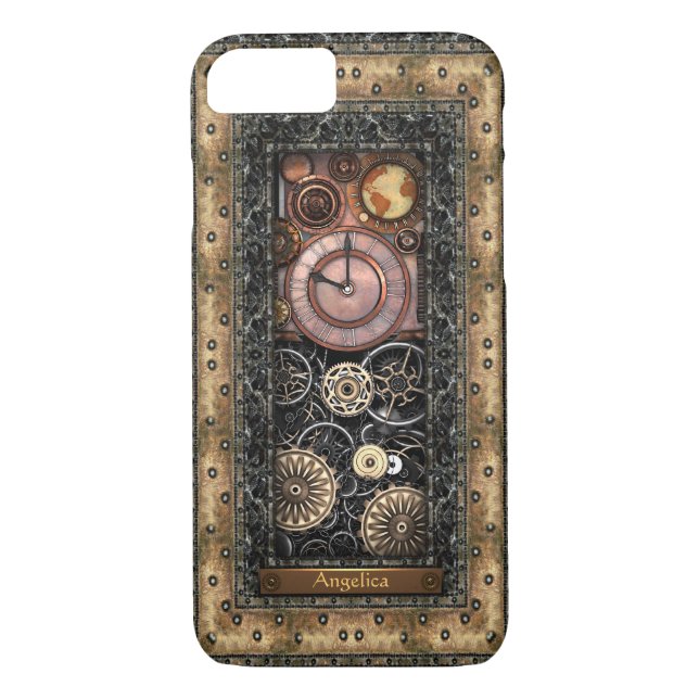 Coques Case-Mate iPhone Steampunk élégant personnalisé (Dos)